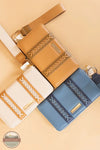 Simply Southern 0125-BAG-LTHR-WLT-SOLEIL Leather Wristlet With Braided Detail, all colors collage
