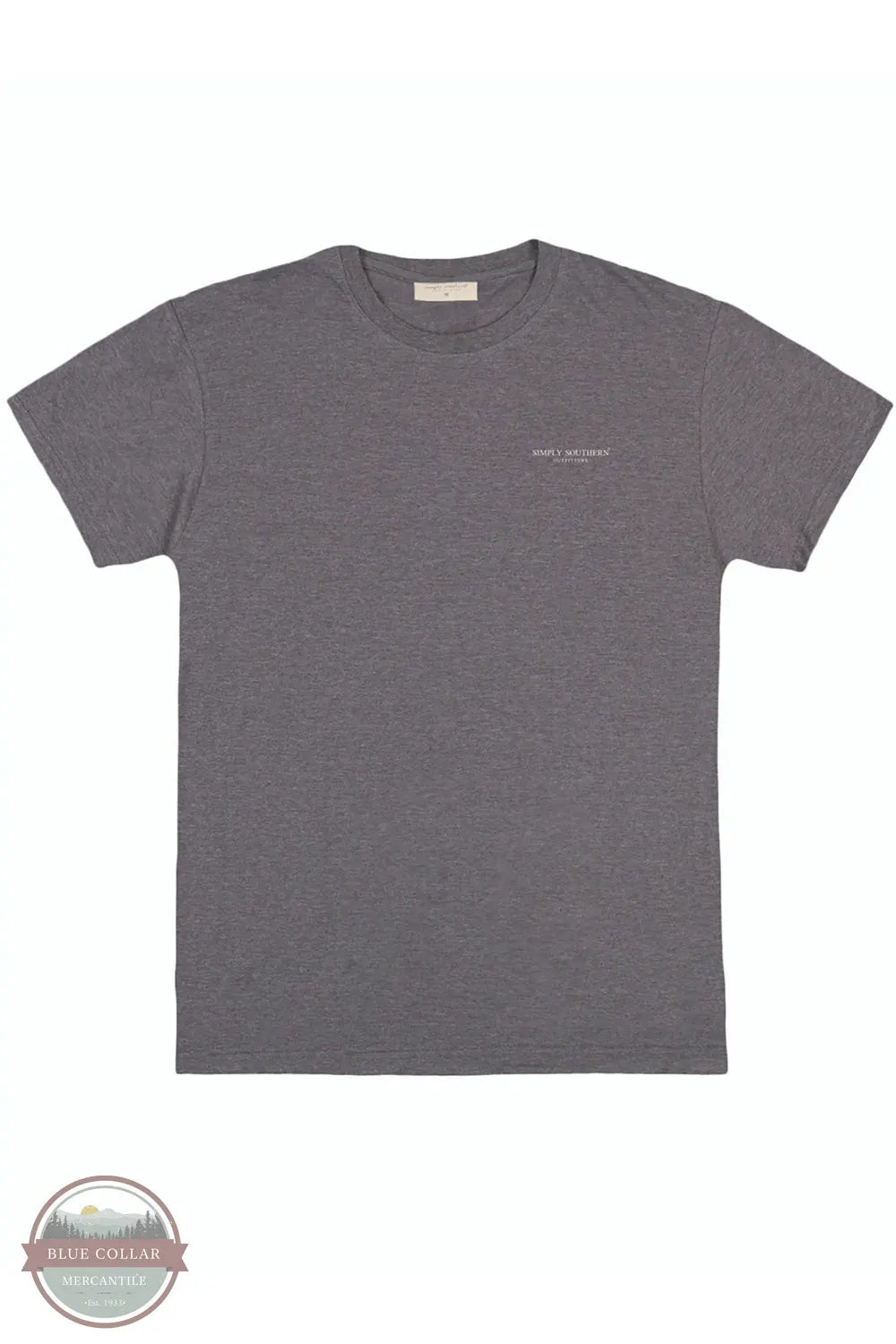 Simply Southern MN-SS-RIBBON-IRONHTHR 'Merican Dude Short Sleeve T-Shirt front view