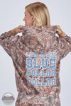 Simply Southern HD-DOLLAR-CAMO Blue Collar Dollar Camo Hoodie back print