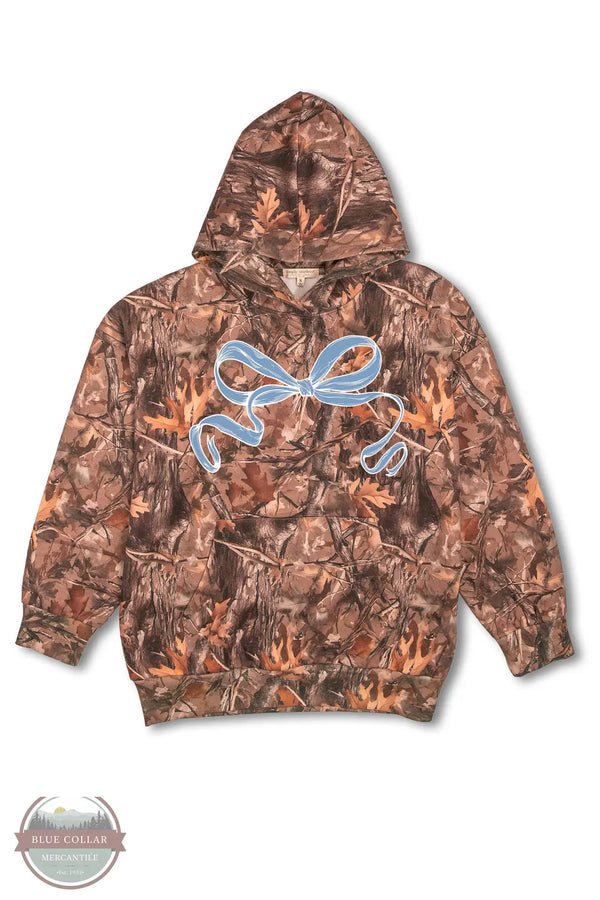 Simply Southern HD-DOLLAR-CAMO Blue Collar Dollar Camo Hoodie front view