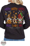 Simply Southern LS-HPYEVRYTHNG-BLK Happy Everything Gnomes Long Sleeve Shirt Back Imprint Image