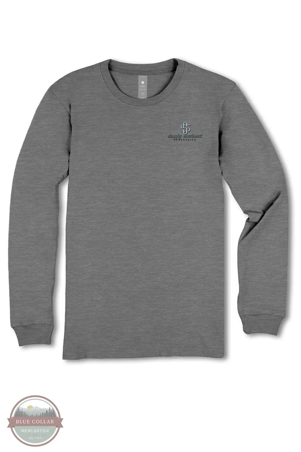 Simply Southern LS-SHINE-DKHTHR Shine With Kindness Long Sleeve Shirt front image