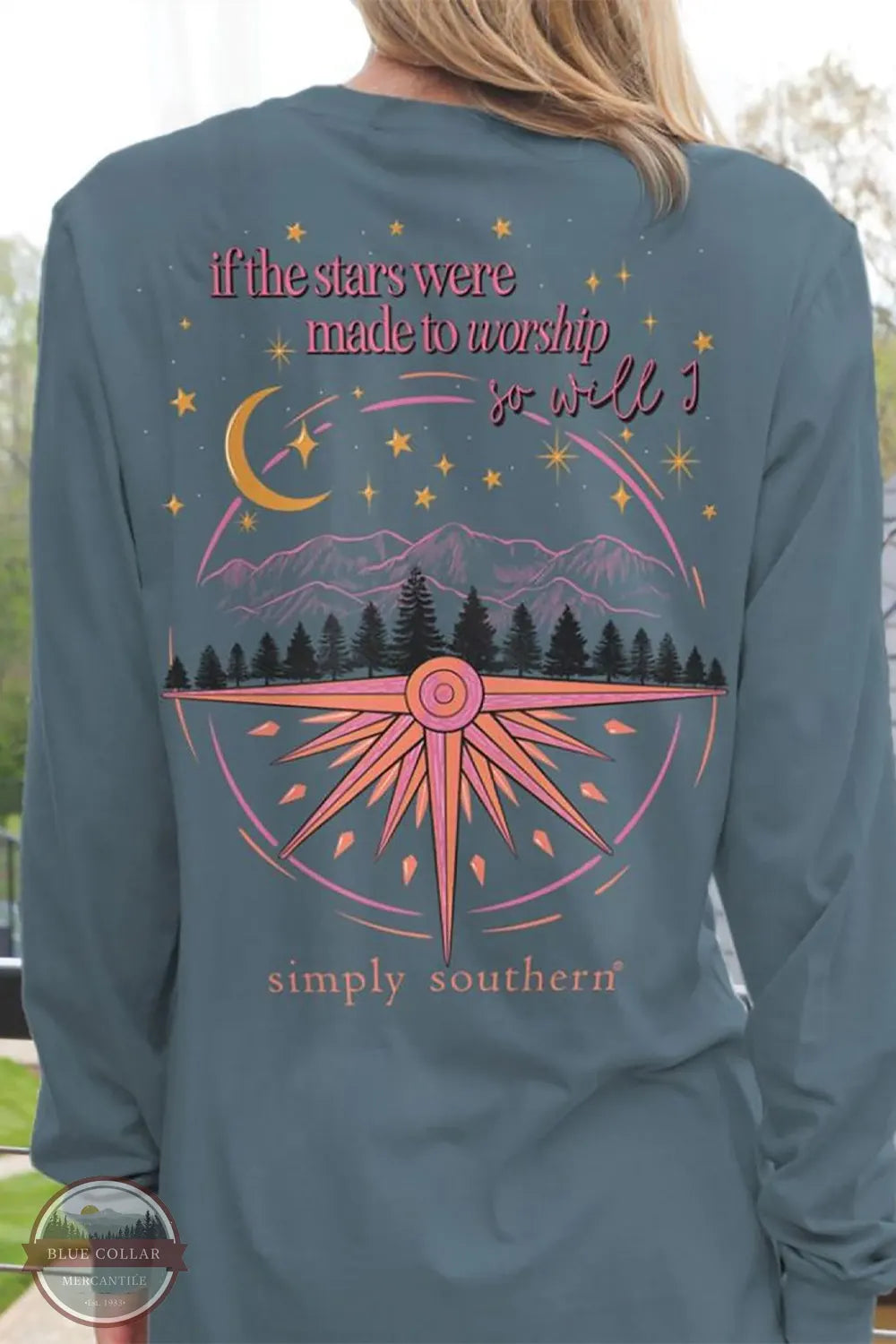 If the Stars Were Made to Worship Long Sleeve T Shirt LS STARS MIRAGE