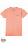 Simply Southern SS-COFFEE-PEACH Stop For Coffee Short Sleeve T-Shirt in Peach, front
