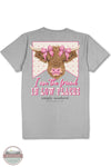 Simply Southern SS-COW-HTHRGRY Friend In Low Places Short Sleeve T-Shirt in Grey, rear