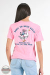 Simply Southern SS-DILLY-WSHPNK Born To Dilly Dally Short Sleeve T-Shirt in Pink, model