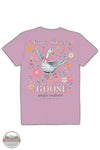 Simply Southern SS-GOOSE-WSTERIA God's Silliest Goose Short Sleeve T-Shirt in Purple, rear