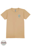 Simply Southern SS-PATCHBALL-KHAKI Patch Ball Short Sleeve T-Shirt in Khaki, front