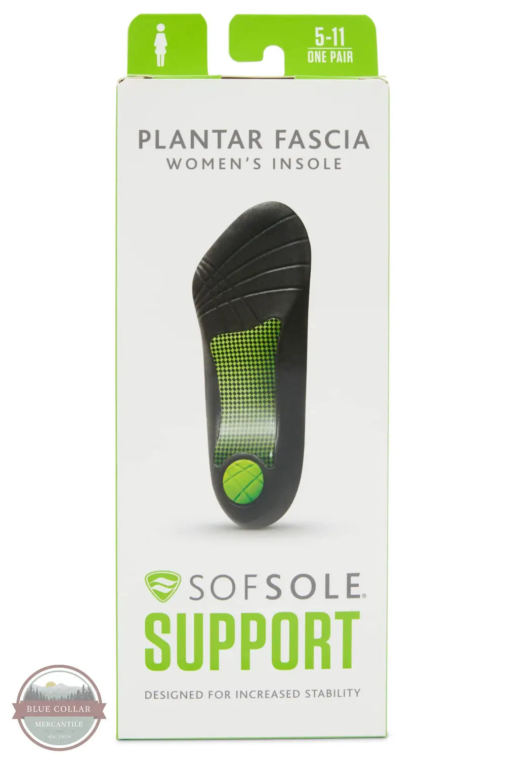Sof Sole Planter Fasciitis Orthotic Women's Insert SOF18652 box
