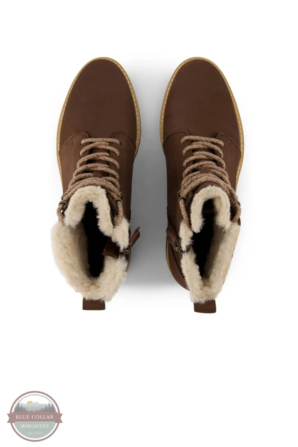 TOMS 10021293 Wylder Water Resistant Fur Boots birdseye view