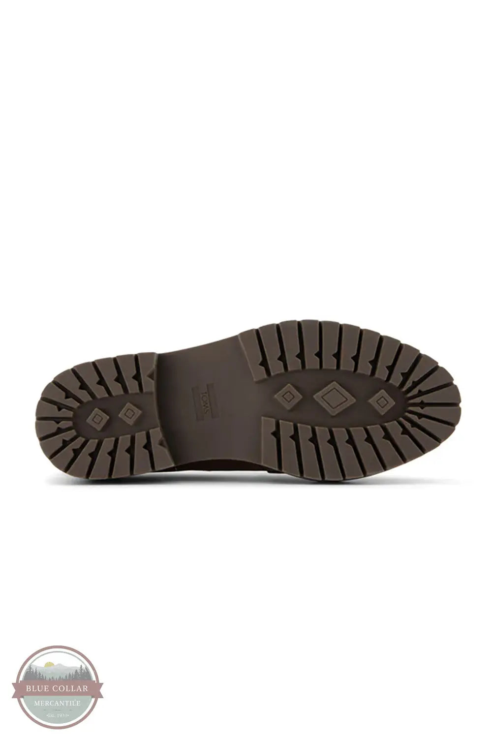 TOMS 10021357 Cara Dark Brown Leather Loafer, bottom