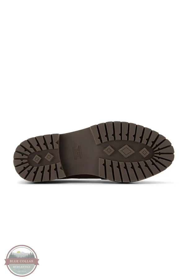 TOMS 10021357 Cara Dark Brown Leather Loafer, bottom