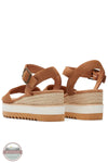 Toms Americas 10019757 Diana Tan Leather Wedge Sandal, rear