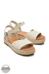 TOMS 10020768 Abby Natural Woven Sandals in Sand, pair