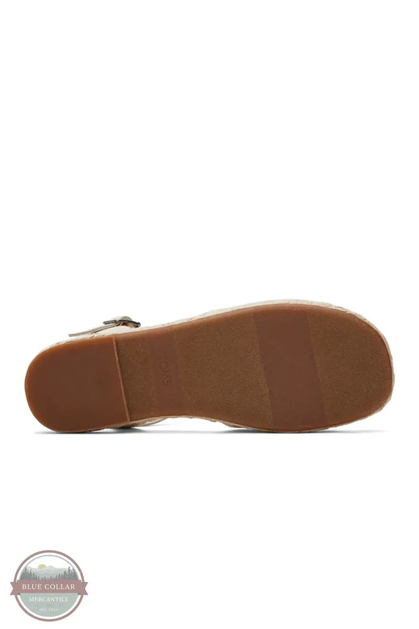 TOMS 10020768 Abby Natural Woven Sandals in Sand, sole