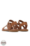 TOMS 10020808 Tan Leather Sloane Sandals, rear