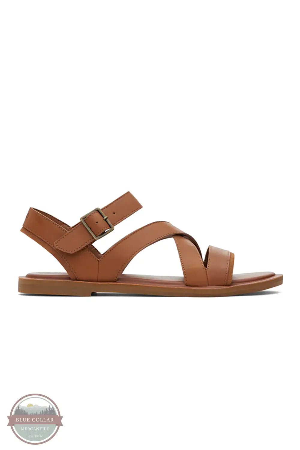 TOMS 10020808 Tan Leather Sloane Sandals, side