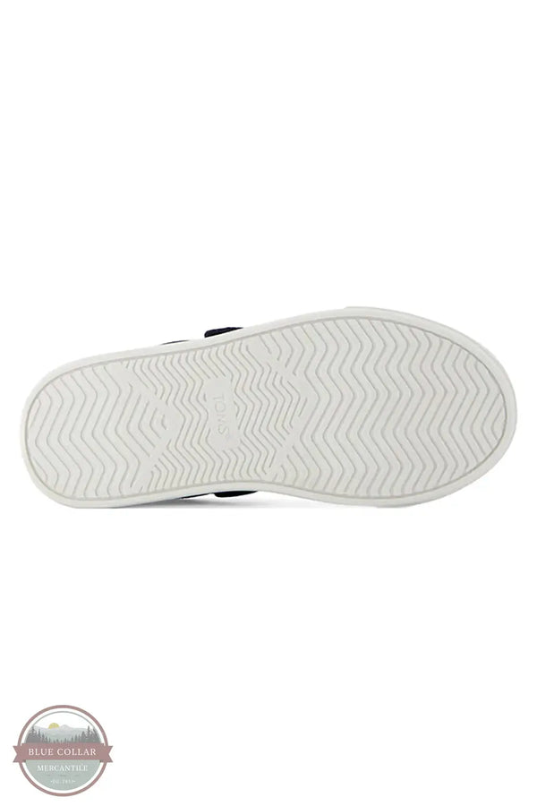 Toms Americas 10022058 Cruz Navy Blue Lace-Up Kids Sneaker, bottom