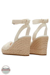 TOMS 10019730 Marisela Natural Woven Wedge Sandals in Sand, rear
