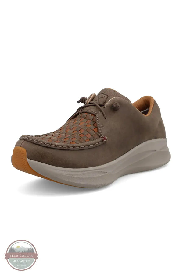 Twisted X WCAU005 Taupe & Brown Multi Checker UltraLite X Casual, front