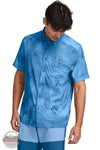 Under Armour 1376577 Dockside Short Sleeve Shirt in Blue, front