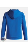Under Armour 1379757 Rival Fleece Long Sleeve Hoodie in blue, rear