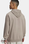 Under Armour 1379758 Rival Fleece Long Sleeve Hoodie in 203 tan, rear