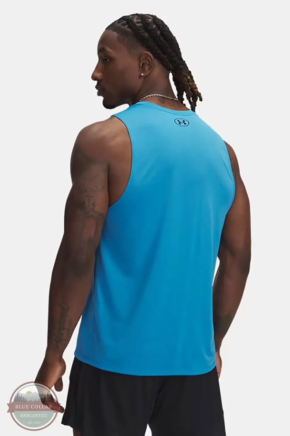 Under Armour 1382795 UA Tech Tank in Blue, rear