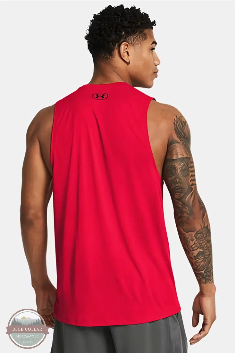 Under Armour 1382795 UA Tech Tank in Red, rear