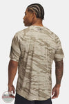 Under Armour 1382938-391 Men's UA Tech™ Freedom Camo Short Sleeve T-Shirt in tan, rear view