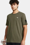 Under Armour 1382996 Freedom Mission Made Short Sleeve T-Shirt in green, front