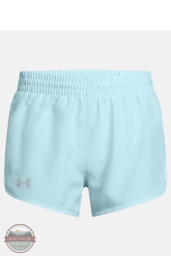 Under Armour 1383257-494 Fly-By 3" Short in Light Blue, front