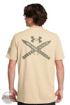 Under Armour 1389463-290 Freedom Tactical Short Sleeve T-Shirt in Tan, rear