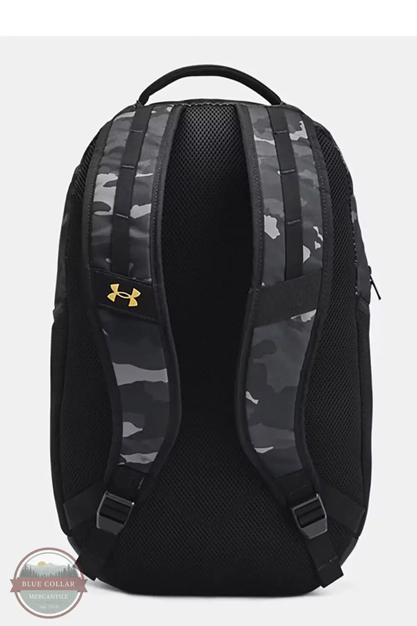 Under Armour 1384672 Hustle 6.0 Backpack in Black Camo, rear