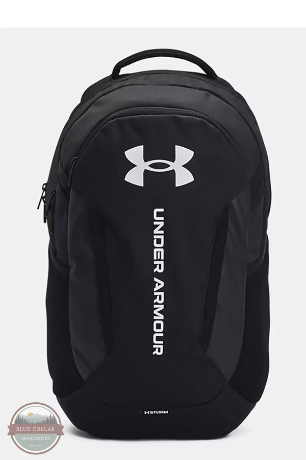 Under Armour 1384672 Hustle 6.0 Backpack in Black, front