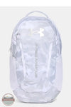 Under Armour 1384672 Hustle 6.0 Backpack in Silver Camo, front