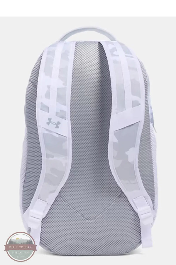 Under Armour 1384672 Hustle 6.0 Backpack in Silver Camo, rear