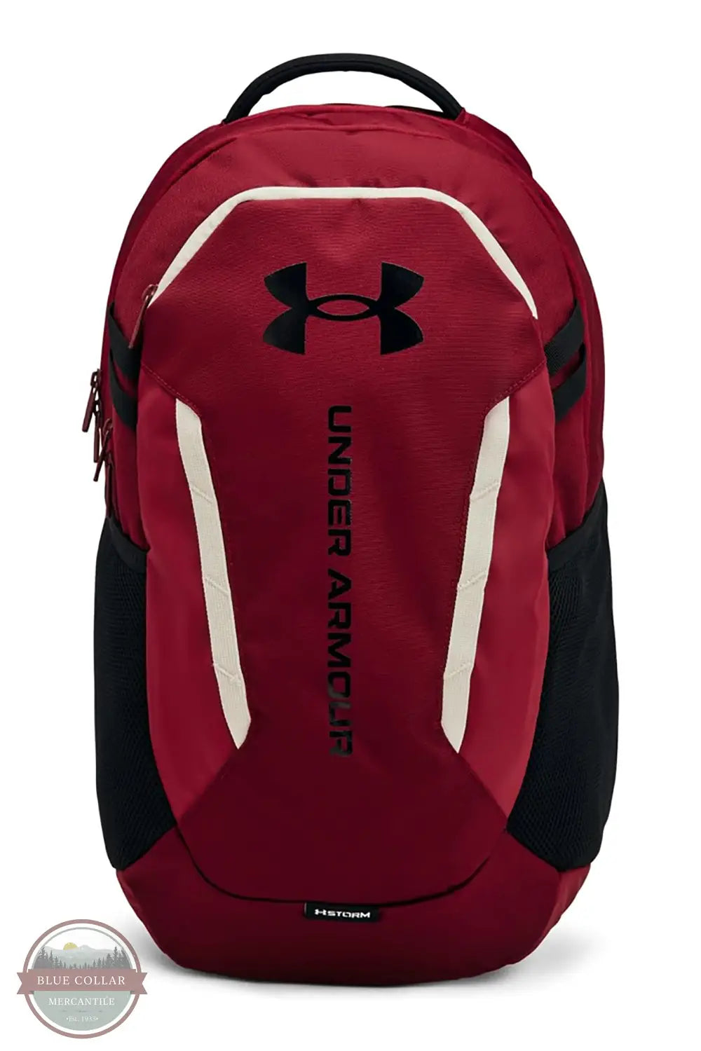 Under Armour 1384672 Hustle 6.0 Backpack in Red, front
