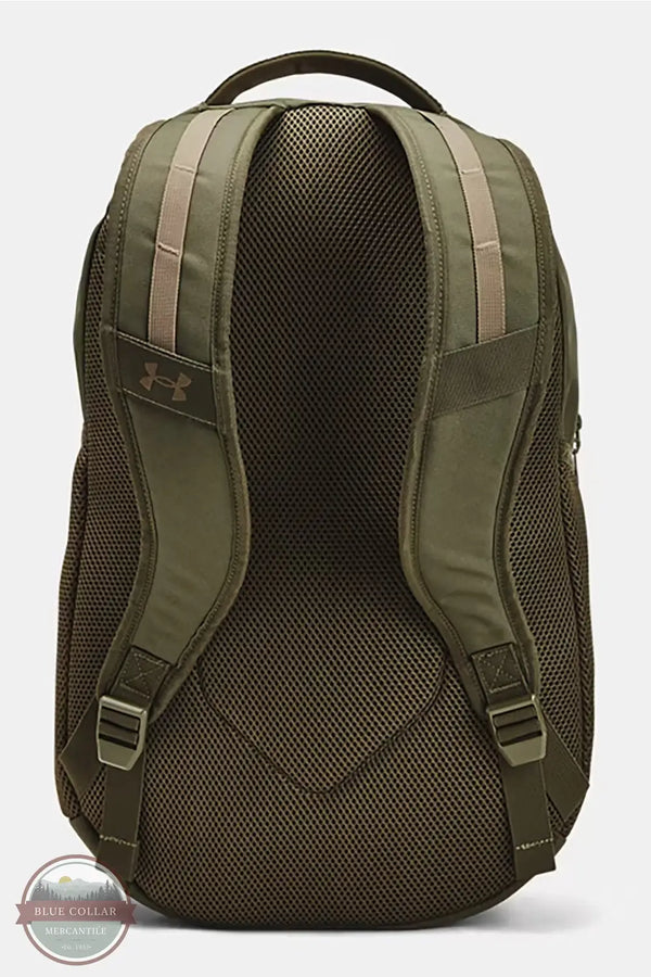 Under Armour 1387535 UA Hustle 6.0 Freedom Backpack in Green, rear