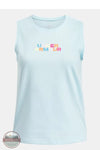 Under Armour 1389766-293 Rainbow Woodmark Tank in Light Blue, front