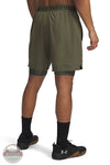 Under Armour 1389780 Freedom Vanish 2-in-1 Shorts in green, rear