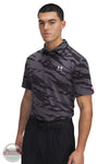 Under Armour 1389847 UA Drive Freedom Print Polo Shirt in Black, front