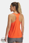 Under Armour 1389851 UA Tech Knockout Tank in orange, rear
