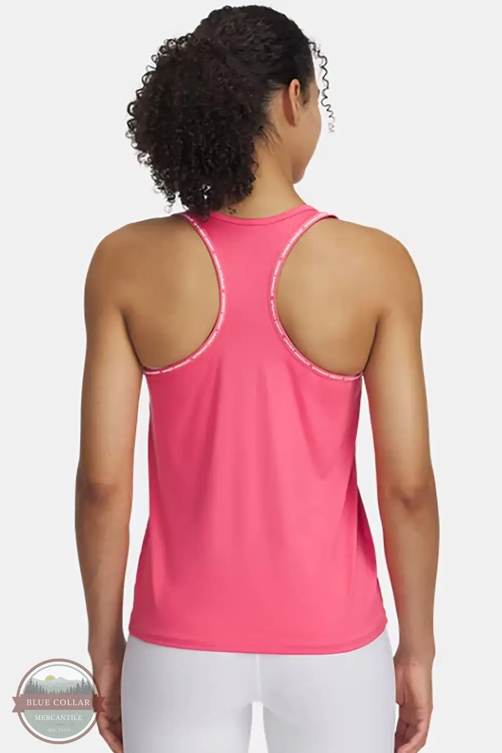 Under Armour 1389851 UA Tech Knockout Tank in pink, rear