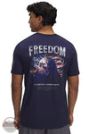 Under Armour 1389921-410 Freedom Eagle Short Sleeve T-Shirt in Navy, rear