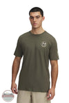 Under Armour 1389928-390 Freedom by Land Short Sleeve T-Shirt in Green, front