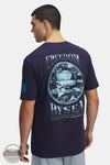 Under Armour 1389929-410 Freedom by Sea Short Sleeve T-Shirt in Navy Blue, rear
