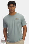 Under Armour 1390217-348 Short Sleeve Walleye T-Shirt in Green, front
