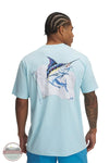 Under Armour 1390221 Marlin Capture Flag Short Sleeve in Light Blue, rear