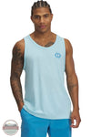 Under Armour 1390229-494 Outdoor Mountain Peak Tank in Blue, front